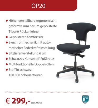 Sitzmöbel, Bürostuhl OP20