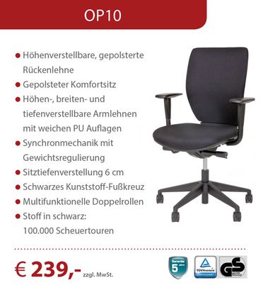 Sitzmöbel, Bürostuhl OP10