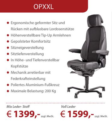 Sitzmöbel, Bürostuhl OPXXL