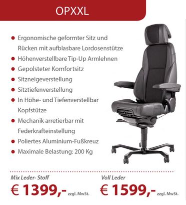Sitzmöbel, Bürostuhl OPXXL